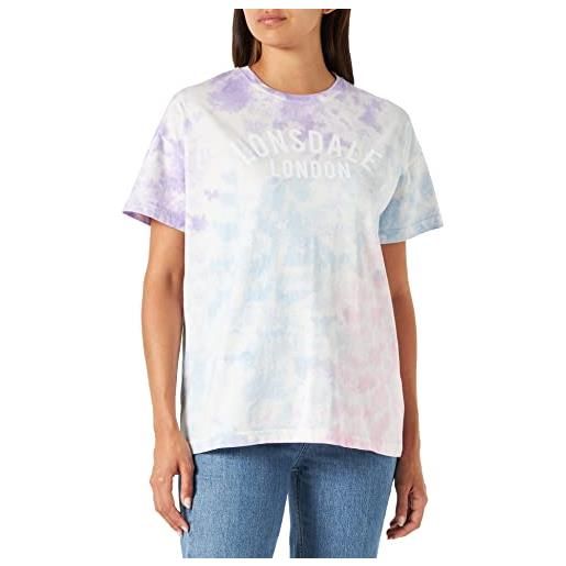 Lonsdale kildonan t-shirt, multicolore/bianco, xl women's
