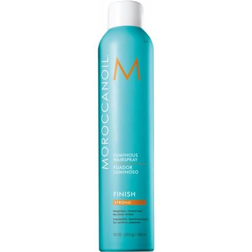 Moroccanoil luminous hairspray strong 330ml - lacca spray illuminante fissaggio forte e flessibile