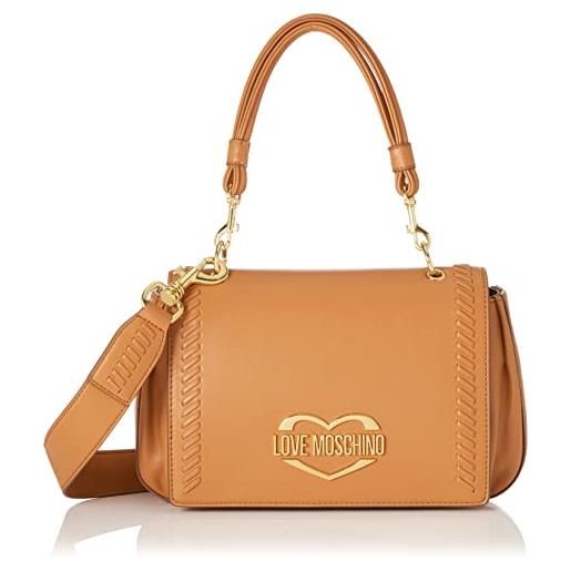 Love Moschino JC4408PP0FKQ0, Borsa a Mano, Donna, Marrone, Taglia unica :  : Moda