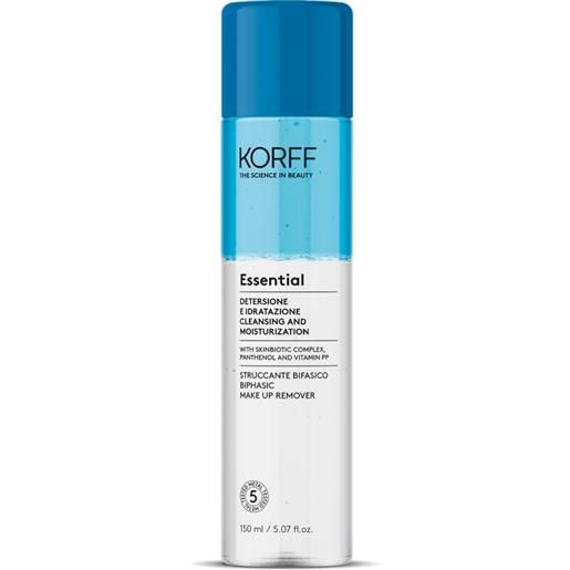 KORFF Srl korff essential struccante bifasico - per viso, occhi e labbra - 150 ml