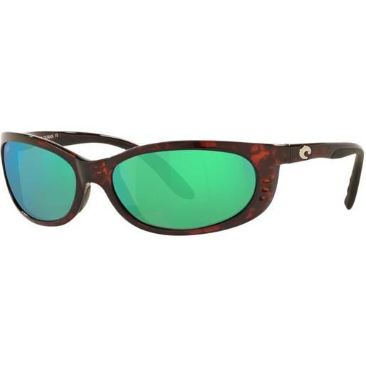 Costa fathom mirrored polarized sunglasses marrone, oro green mirror 580g/cat2 donna