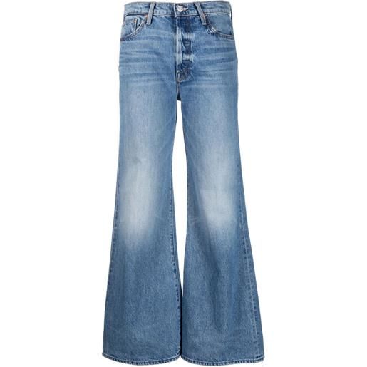 MOTHER jeans the tomcat biker svasati - blu
