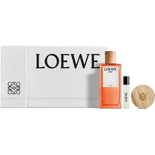 Loewe solo ella set 100 ml eau de parfum - vaporizzatore
