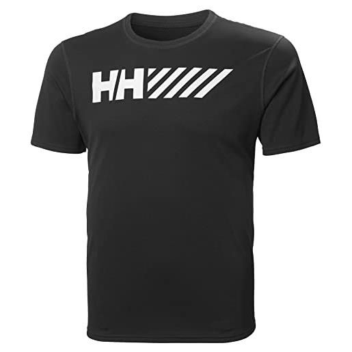 Helly Hansen uomo maglietta lifa tech grafica, l, nero