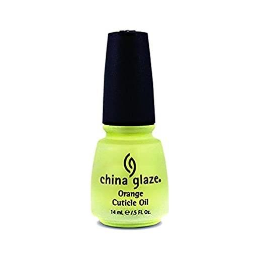 China Glaze nail lacquer orange cuticle oil w/bx 0.5oz - 14 ml