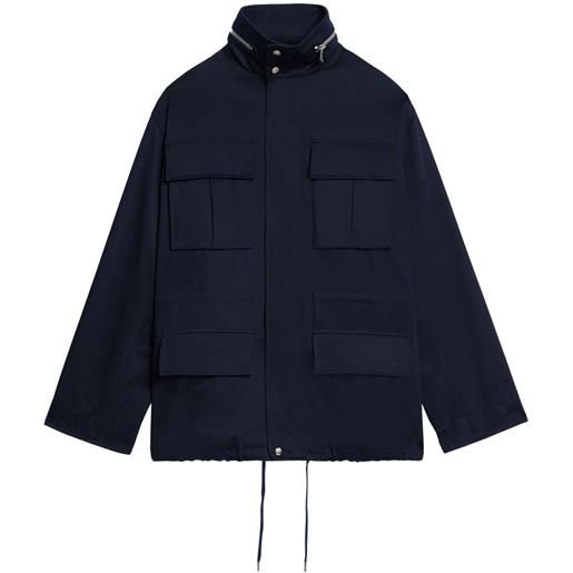 AMI Paris giacca con zip - blu