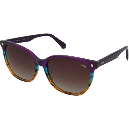 Crullé smooth c5787 c2 | occhiali da sole graduati o non graduati | prova online | plastica | quadrati | multicolore | adrialenti