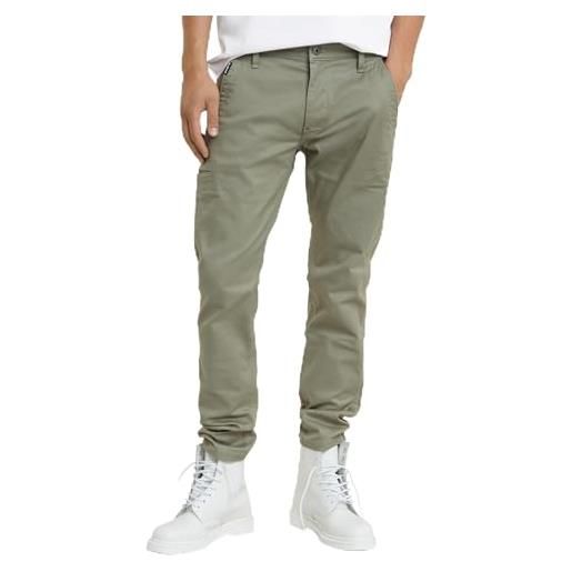 G-STAR RAW skinny chino 2.0 pantaloni, verde (dark olive d21974-c105-c744), 34w x 34l uomo