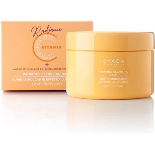 Gyada Cosmetics radiance cleansing balm 200ml crema detergente viso, struccante occhi waterproof