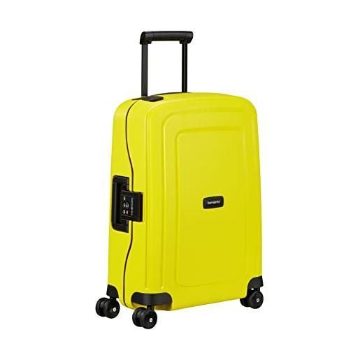 Samsonite s'cure - spinner s valigia a mano, 55 cm, 34 l, giallo (lime)