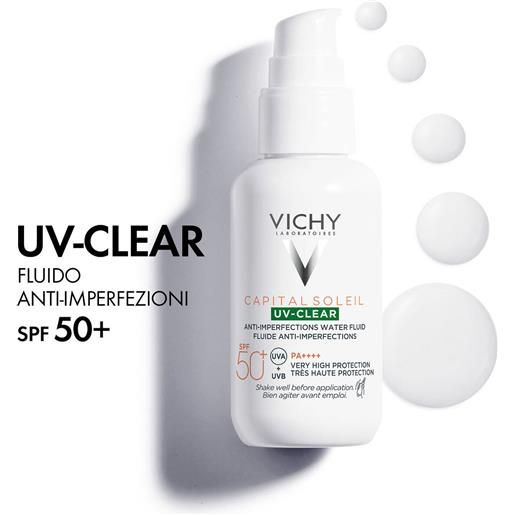 Vichy (l'oreal Italia Spa) vichy capital soleil uv-clear fluido anti-imperfezioni 40ml spf50+ vichy (l'oreal italia)