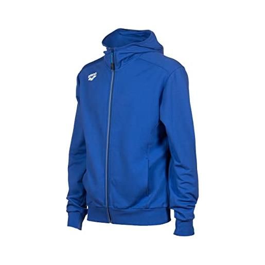 Arena team-giacca con cappuccio unisex panel felpa, blu reale, xl uomo