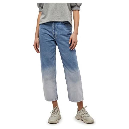 Minus divina denim jeans, pantaloni, donna, blu (009 mid blue gradient wash), 46