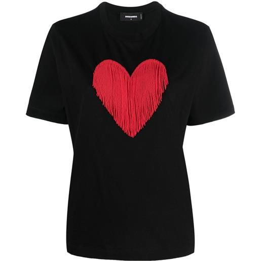 Dsquared2 t-shirt con stampa grafica - nero