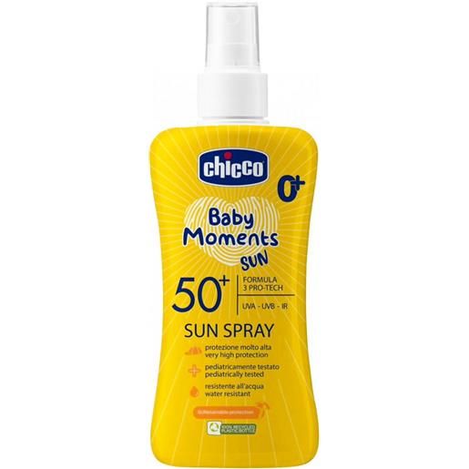 CHICCO latte solare spray chicco baby moments sun spf 50+ 150 ml