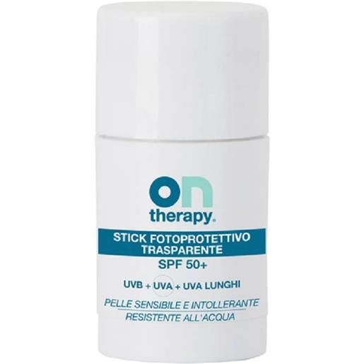 Dermophisiologique on. Therapy stick fotoprotettivo trasparente spf50+ 25 ml
