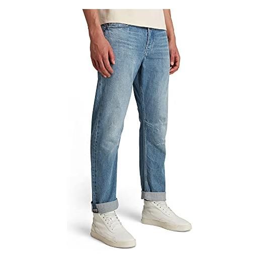 G-STAR RAW men's a-staq tapered jeans, blu (sun faded air force blue destroyed d20005-c967-c948), 33w / 32l