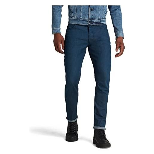 G-STAR RAW men's a-staq tapered jeans, blu (sun faded ice fog destroyed d20005-b988-c275), 27w / 30l