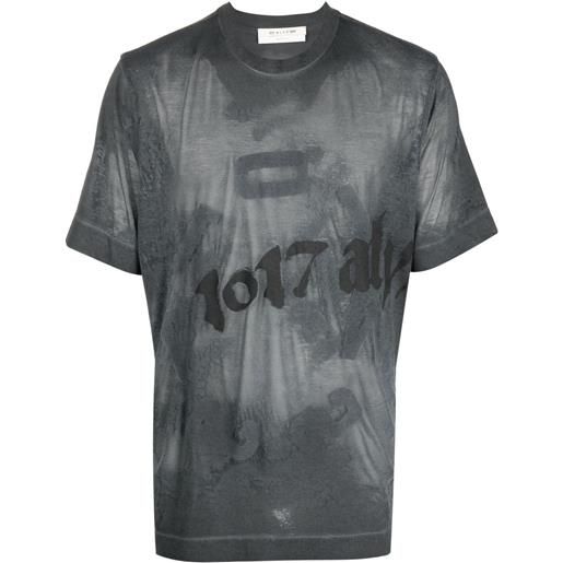1017 ALYX 9SM t-shirt con stampa grafica - grigio
