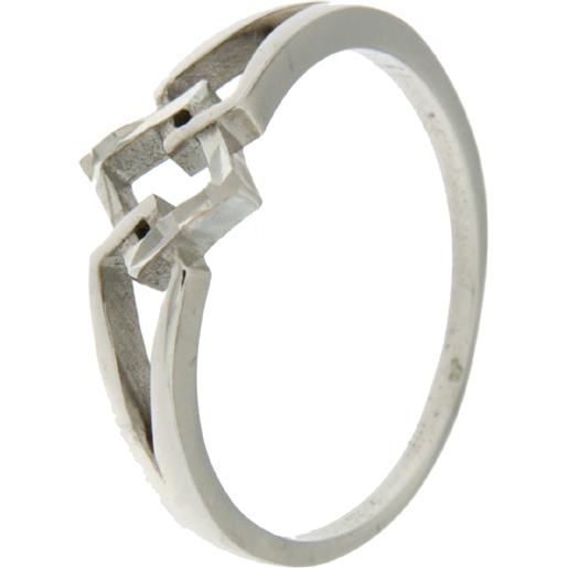Gioielleria Lucchese Oro anello donna oro bianco gl101115