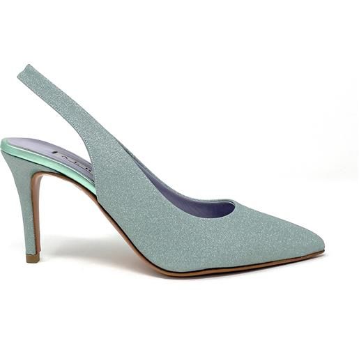 Albano sling-back in mesh menta 3225