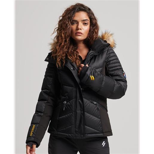 Superdry snow luxe puffer jacket nero xs donna