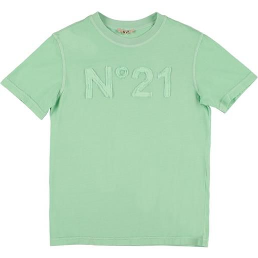 N°21 t-shirt in jersey di cotone con logo