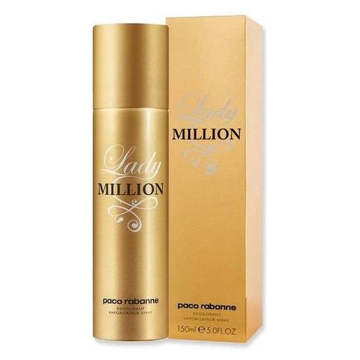 Paco Rabanne lady million - deodorant spray 150ml