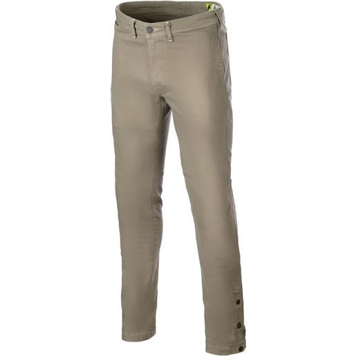 ALPINESTARS - pantaloni stratos slim fit military verde