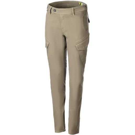 ALPINESTARS - pantaloni stella caliber slim fit lady military verde