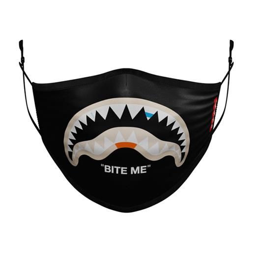 SPRAYGROUND bite me shark black fashion mask