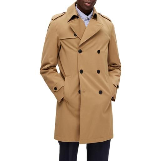 SELECTED slhwilliam trenchcoat