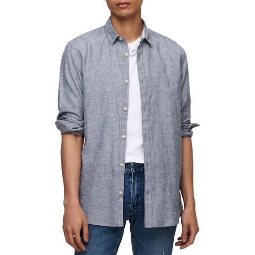 ONLY & SONS camicia in lino slim