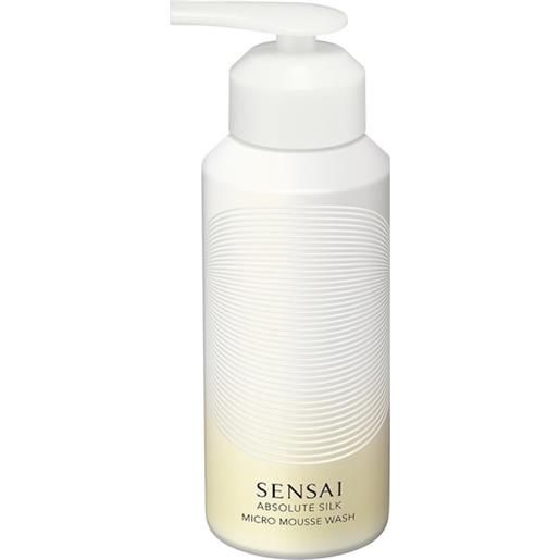 SENSAI cura-della-pelle absolute-silk. Micro mousse wash 180 ml (425,00 € / 1 l)