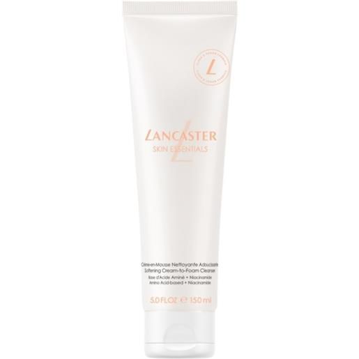 Lancaster cura della pelle skin essentials softening cream to foam cleanser