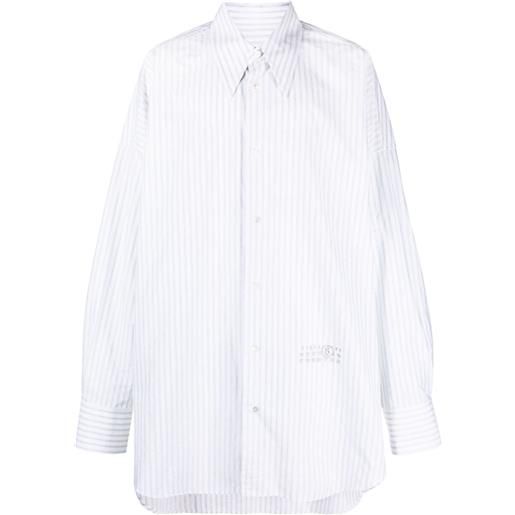 MM6 Maison Margiela camicia lunga - bianco