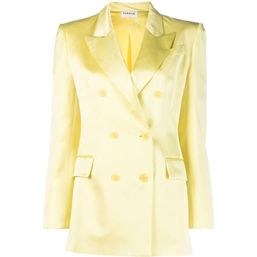 P.A.R.O.S.H. blazer doppiopetto - giallo