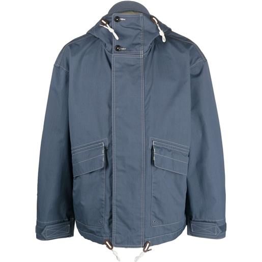 Polo Ralph Lauren giacca a vento con cuciture a contrasto - blu