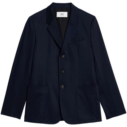 AMI Paris blazer monopetto - blu