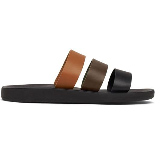 Ancient Greek Sandals sandali slides minas comfort - nero