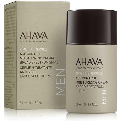 AHAVA Srl time to energize men age control moisturizing cream spf15 ahava 50ml