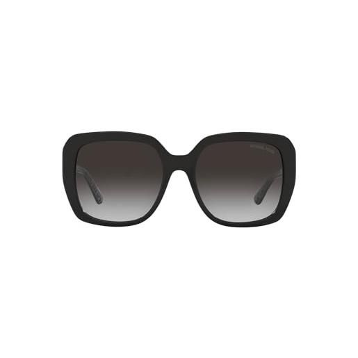 Michael Kors 0mk2140 occhiali, black/grey shaded, 55 uomo