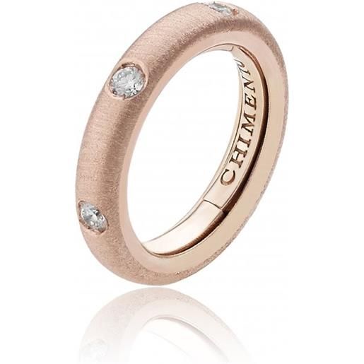 Chimento anello Chimento forever stack me in oro rosa con diamanti
