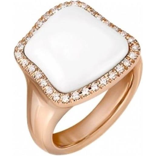 Chantecler Capri anello chantecler enchantè in oro rosa con diamanti e kogolong
