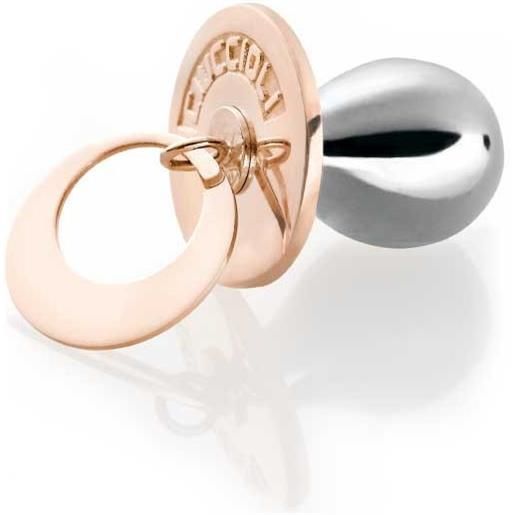 Ciuccioli Gioielli i Ciuccioli Gioielli ciondolo pendente ciuccio in argento ed argento rosa 925 con collana