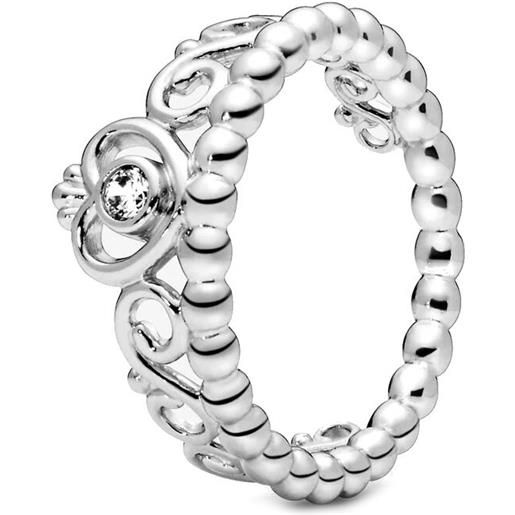 Pandora anello Pandora corona tiara prinicipessa in argento con zirconia cubica