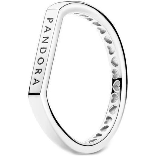 Pandora anello componibile Pandora in argento con logo