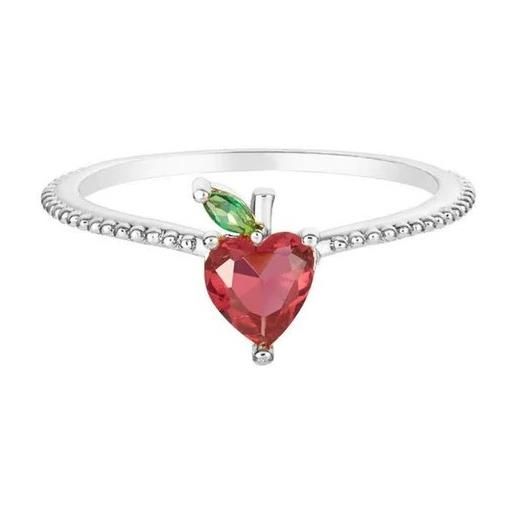 Fruit & Jewels anello Fruit & Jewels mela in ottone pvd argento