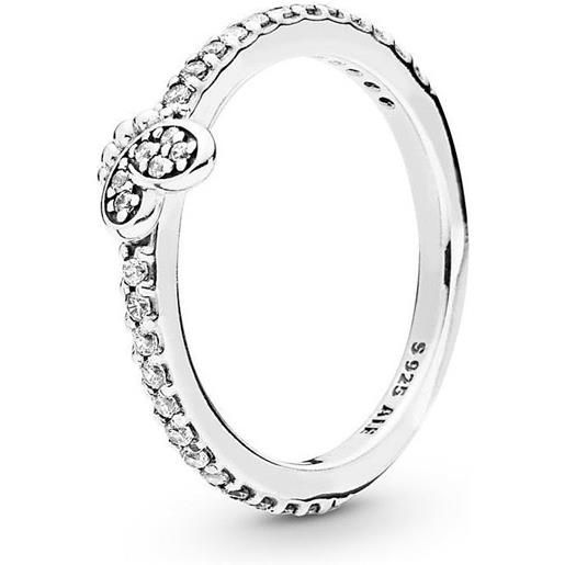 Pandora anello Pandora in argento con farfalla con zirconia cubica