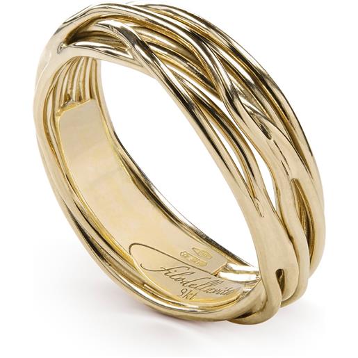Rubinia Gioielli anello filodellavita 7 fili in oro giallo